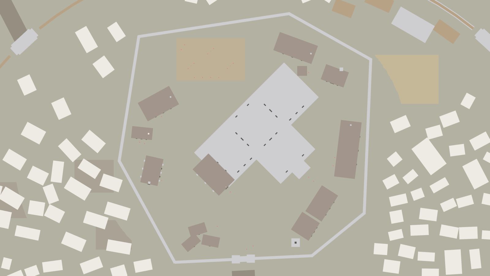 A top-down plan render of the Blackwatch whitebox model